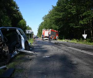 Wypadek pod Olesnem. Trzy osoby z pow. kłobuckiego poszkodowane