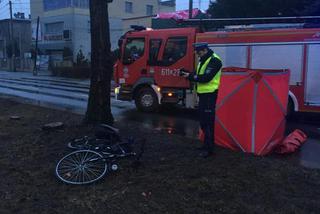 Śmiertelne potrącenie rowerzysty w Sosnowcu. Potężne utrudnienia w centrum miasta