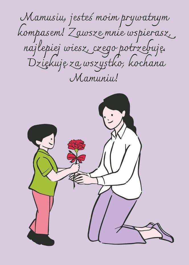 Kartka na Dzień Matki 