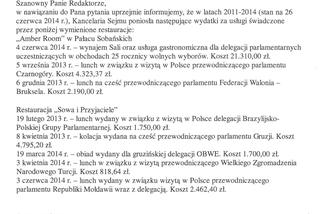 Sejm domaga się sprostowania w sprawie rzekomych biesiad Ewy Kopacz. Zobacz co ukrywał w tej sprawie...