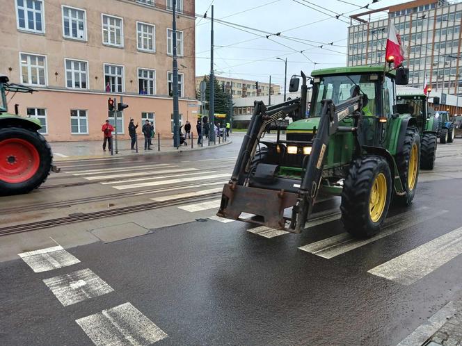 Protest rolników w Olsztynie 20 lutego