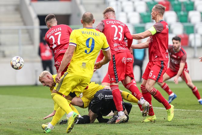 Zagłębie Sosnowiec - Polonia Bytom. Zdjęcia z murawy