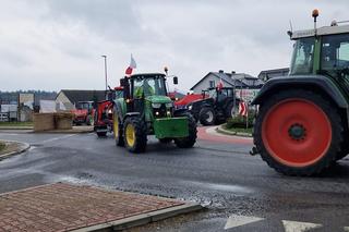Protest rolników w zielonym miasteczku w Nagłowicach