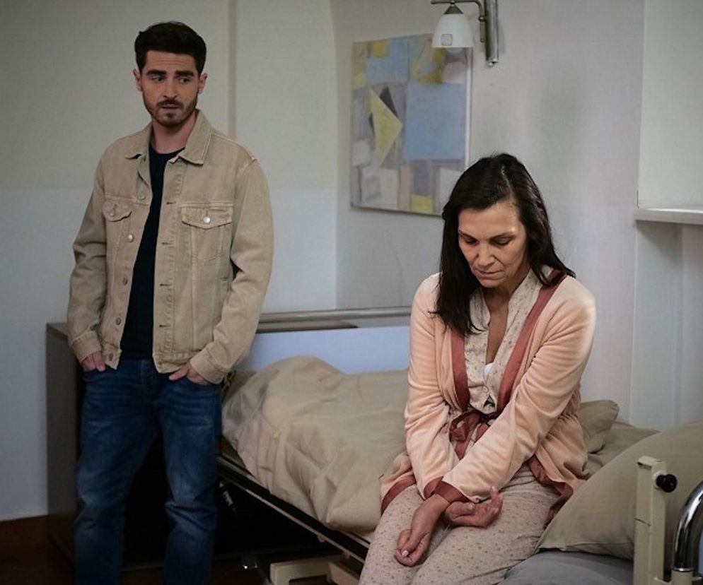 Pierwsza miłość, odcinek 3937: Przerażające sceny Kacpra z chorą matką w szpitalu więziennym. Chce wyjść na wolność - ZDJĘCIA