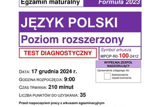 Matura próbna 2025: polski rozszerzony. Arkusze CKE, odpowiedzi