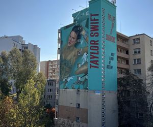 Mural promujący album Taylor Swift