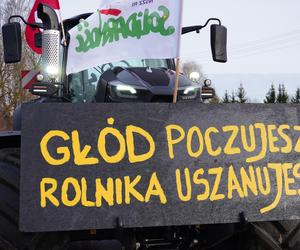 Protest rolników w Podlaskiem. Ciągniki blokują drogi w całym województwie! 