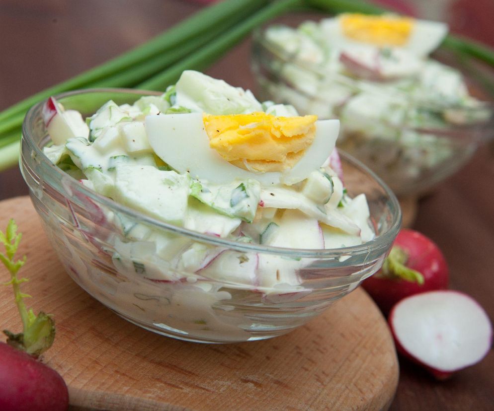 szybka sałatka z porem