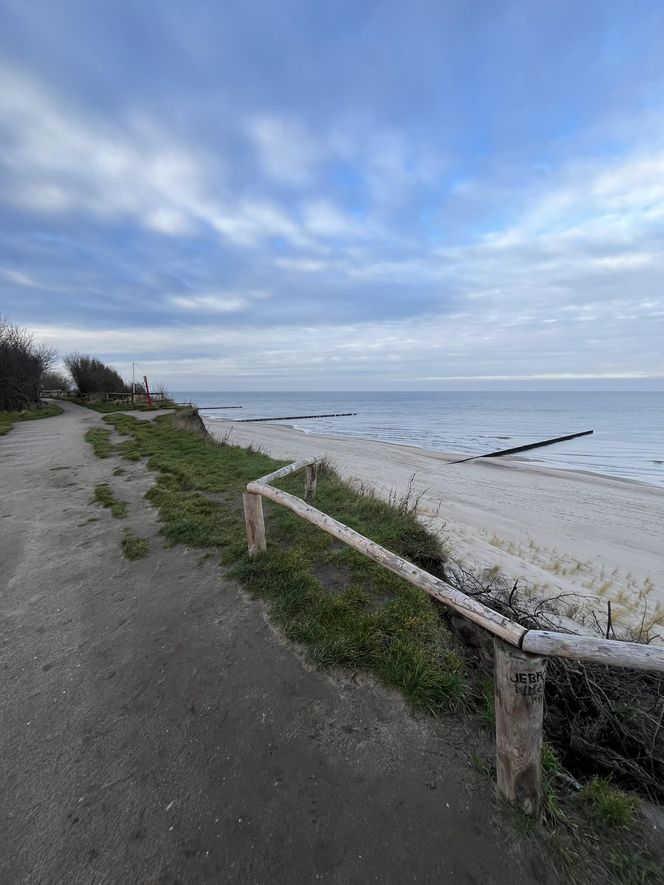Plaża w Trzęsaczu