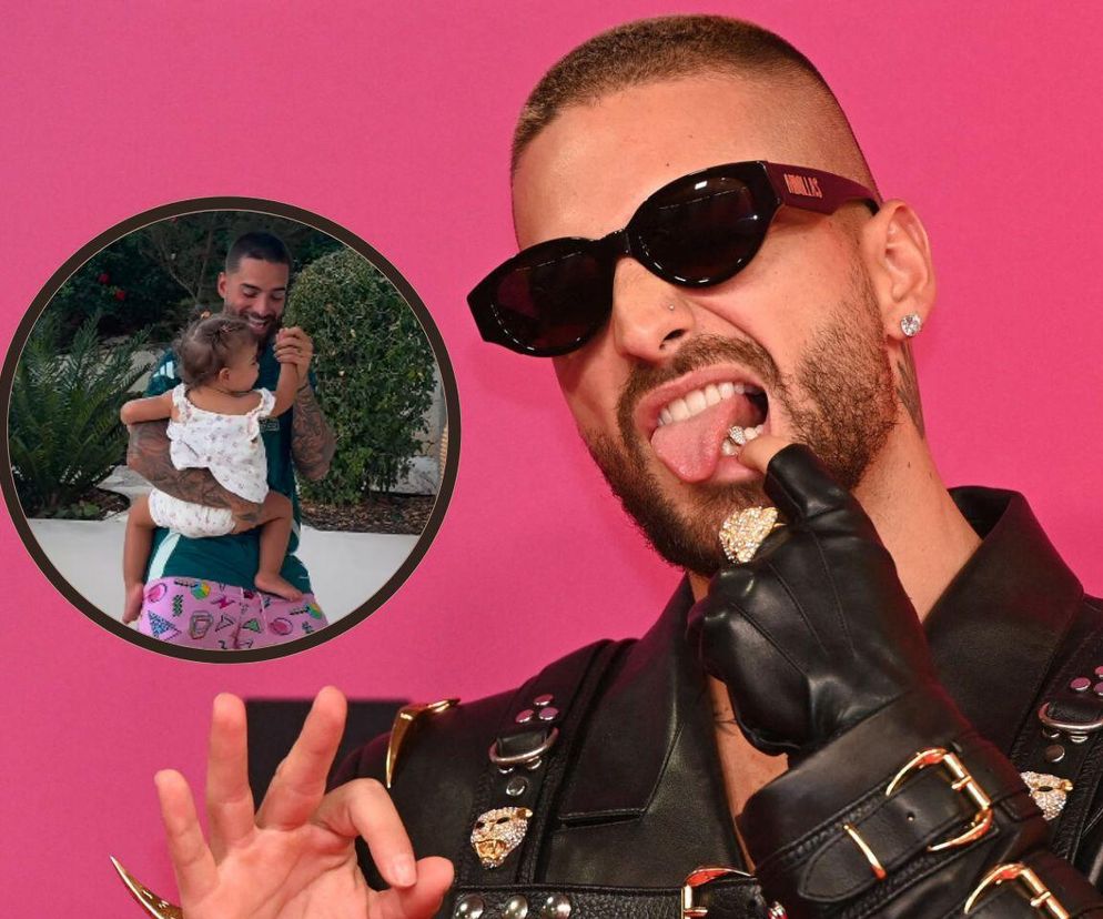 Maluma po raz pierwszy pokazał twarz córki. Roczna Paris to kopia mamy! Identyczna