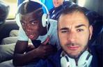 Karim Benzema, Paul Pogba SELFIE