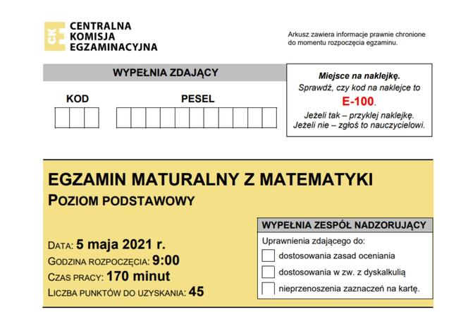 Odpowiedzi do egzaminu ósmoklasisty 2022 MATEMATYKA. Rozwiązania - arkusz 25.05.2022