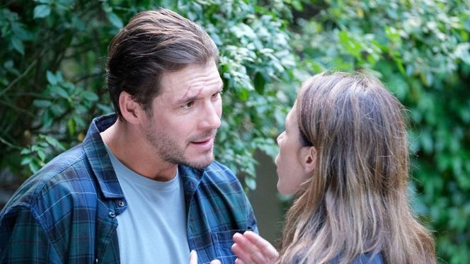 M jak miłość odc. 1824. Marcin (Mikołaj Roznerski), Martyna (Magdalena Turczeniewicz)