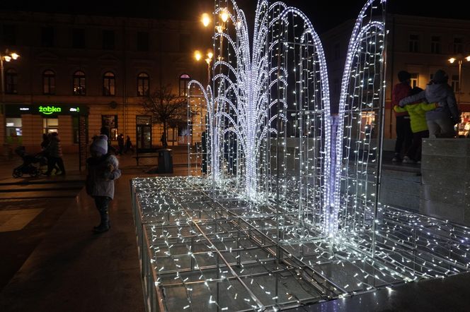 Świąteczne iluminacje 2024 w centrum Kielc