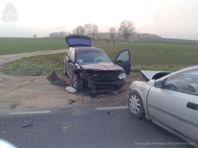 Wypadek w Zakrzewie pod Radomskiem