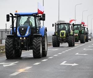 Protest rolników w Medyce