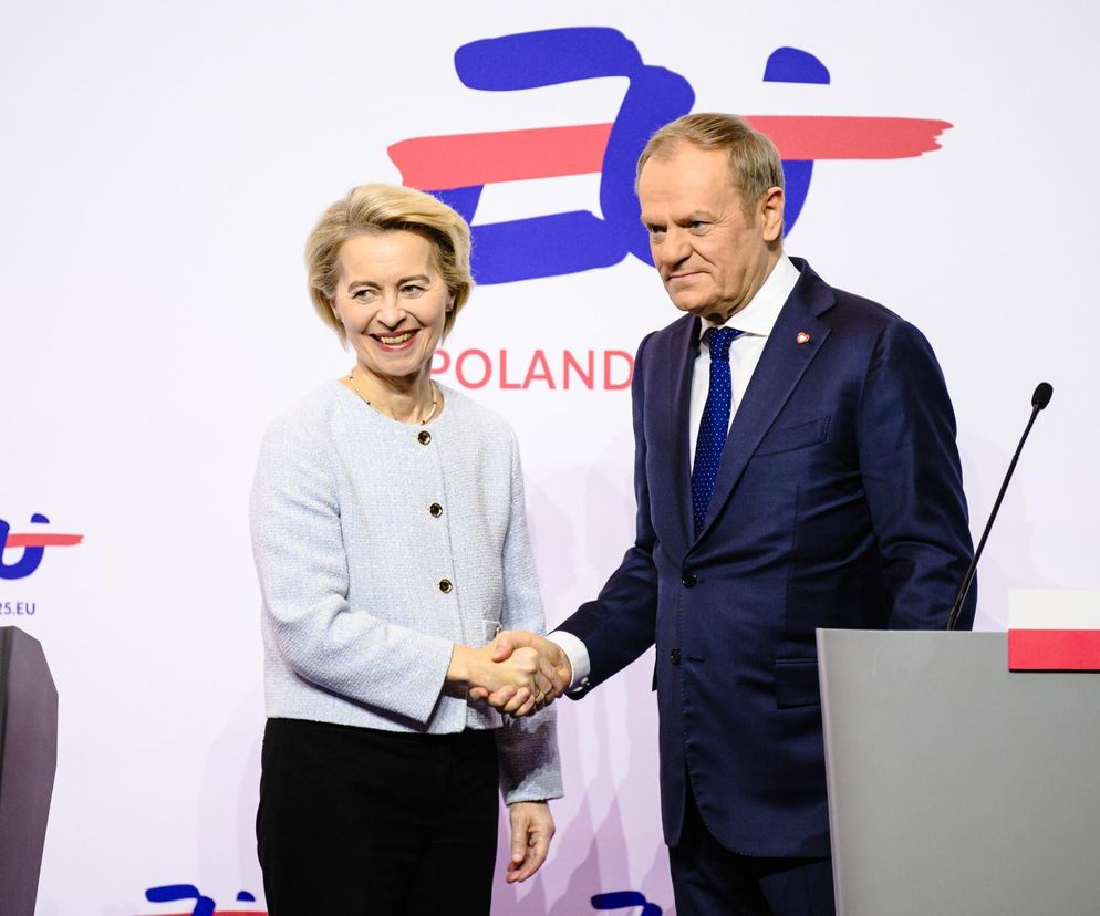 Donald Tusk spotkał się z Ursulą von der Leyen. Zapowiada deportacje cudzoziemców