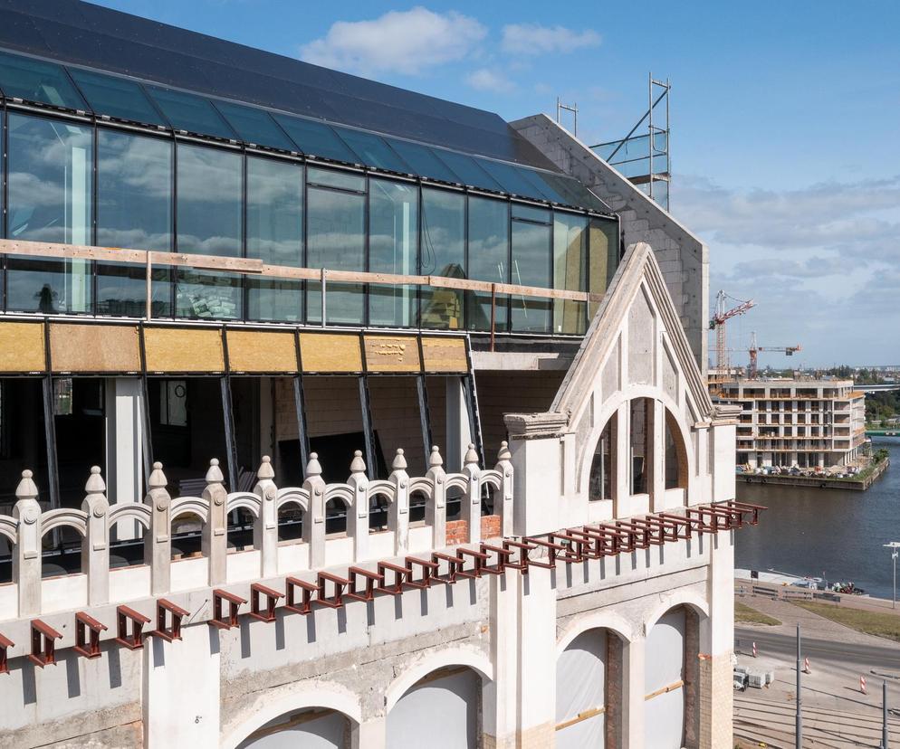 Zmienia się Stara Drukarnia w Szczecinie. Zabytek odzyskuje dawne piękno