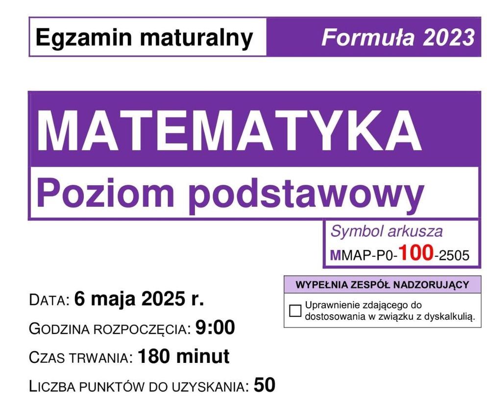 Egzamin maturalny z matematyki za nami! Mamy ARKUSZE CKE