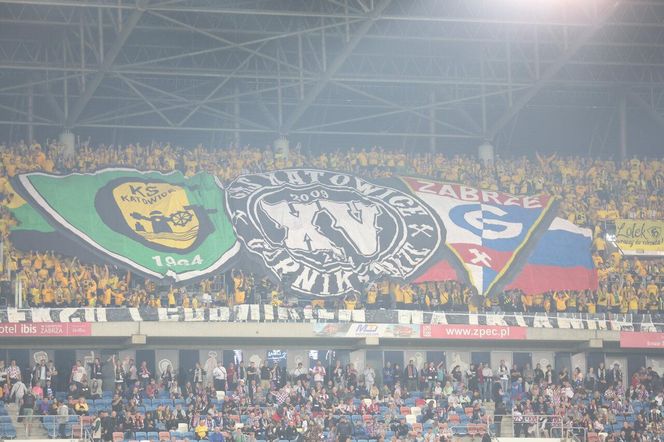 Kibice na meczu Górnik Zabrze - GKS Katowice w sobotę 21 września