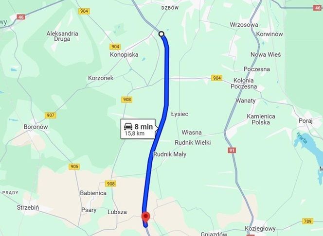 Odcinkowy pomiar prędkości na A1