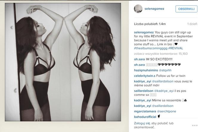 Selena Gomez w bieliźnie