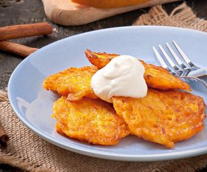 Te pyszne placki robię z dyni i tego produktu. Są chrupiące i smakują obłędnie 