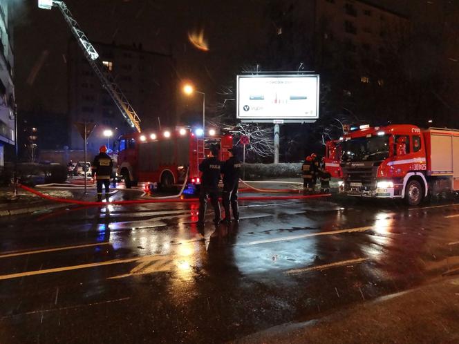 Kraków: Pożar w bloku przy ul. Czarnowiejskiej