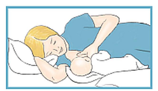 Pozycje do karmienia piersią: z poduszkami
