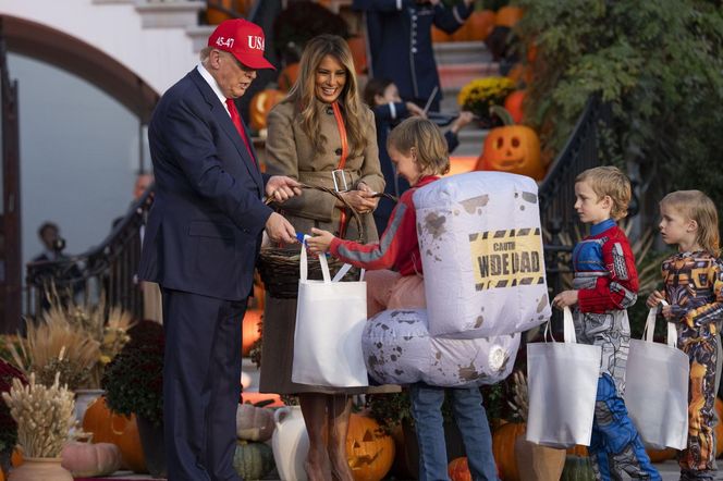 Tłumy na zabawie w Białym Domu. Tak Trump świętował Halloween