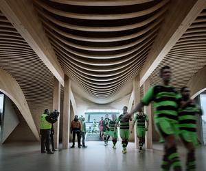 Drewniany stadion od Zaha Hadid Architects