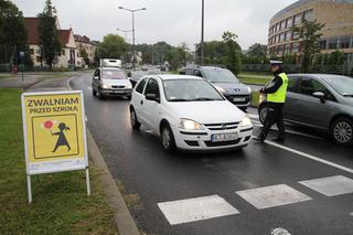 Policjanci na ulicach Tarnowa. Akcja „Zwalniam przed szkołą”