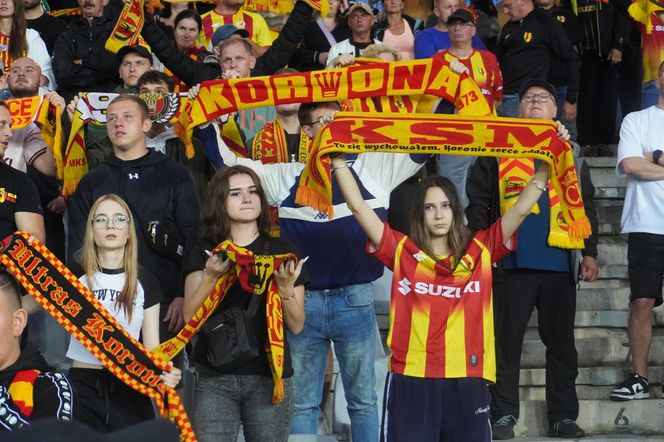 Kibice na meczu Korona Kielce - Legia Warszawa