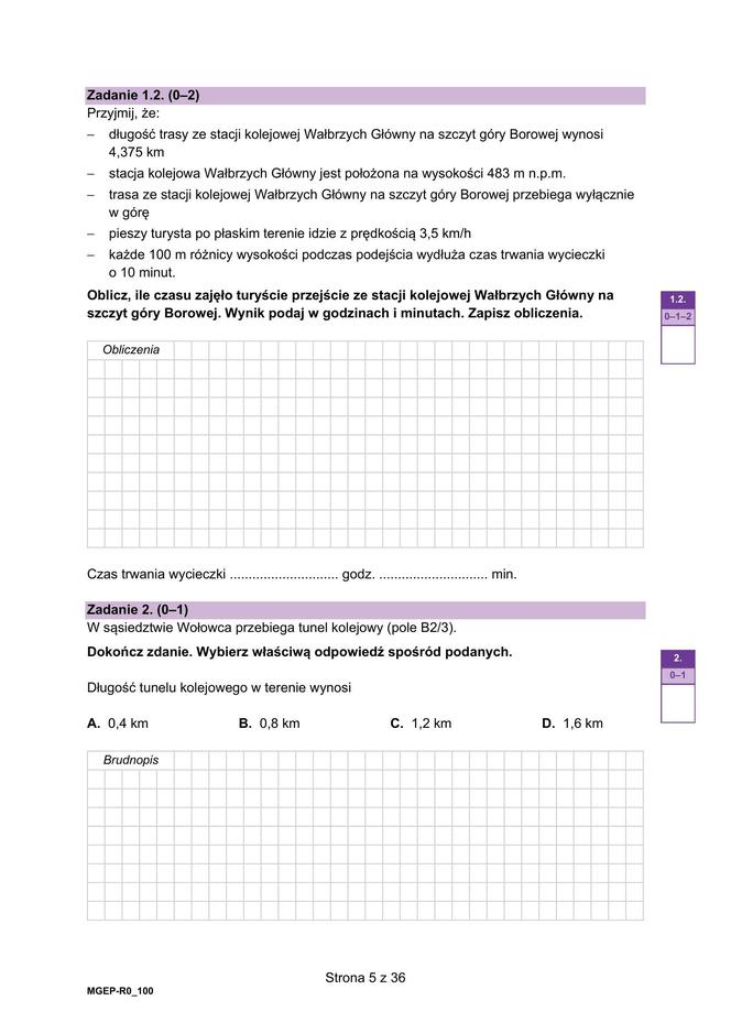 Matura rozszerzona geografia 2024 - ARKUSZE CKE