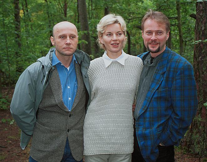 Na dobre i na złe. Zosia (Małgorzata Foremniak), Bruno (Krzysztof Pieczyński), Kuba (Artur Żmijewski)