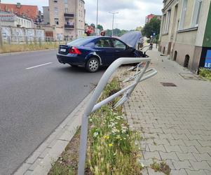 Wypadek na Al. Jana Pawła II w Lesznie