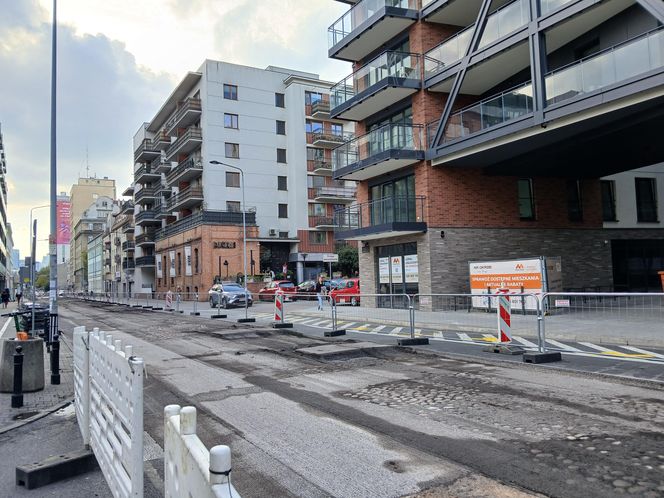Przebudowa ul. Okrzei w Warszawie