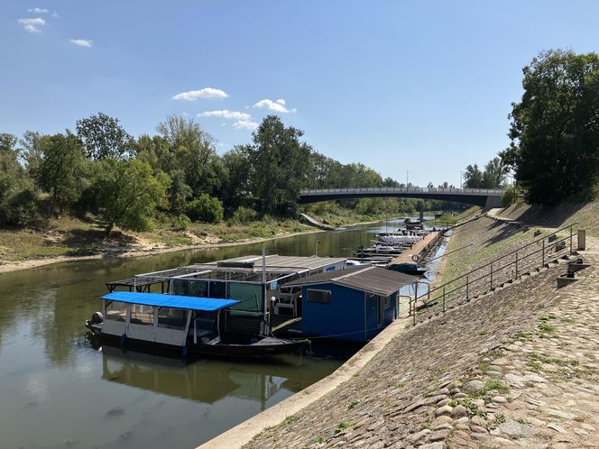 Nowa kładka w Porcie Czerniakowskim