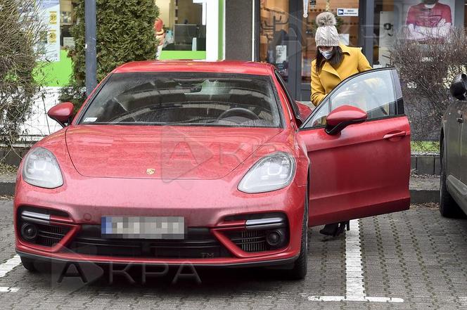 Agnieszka Radwańska i jej Porsche Panamera Turbo