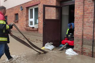 Elbląg i Tolkmicko walczą z żywiołem z wodą
