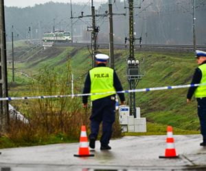 Miejsce uszkodzonych torów