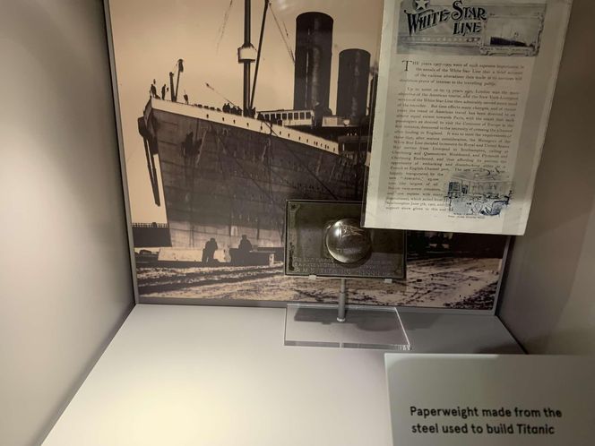 Eksponaty znajdują się w Southampton, skąd Titanic wypłynął w swój dziewiczy rejs