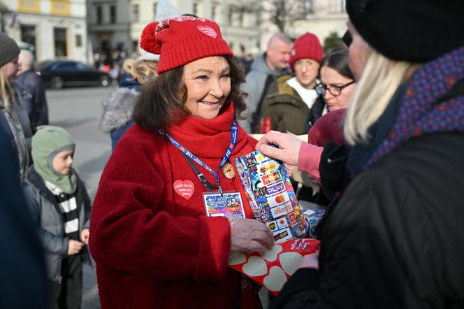 Tak Anna Dymna kwestuje na rzecz WOŚP