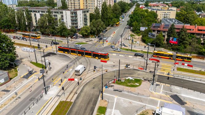 Tramwaj na Stegny w Warszawie