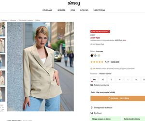 Marynarki i żakiety Sinsay