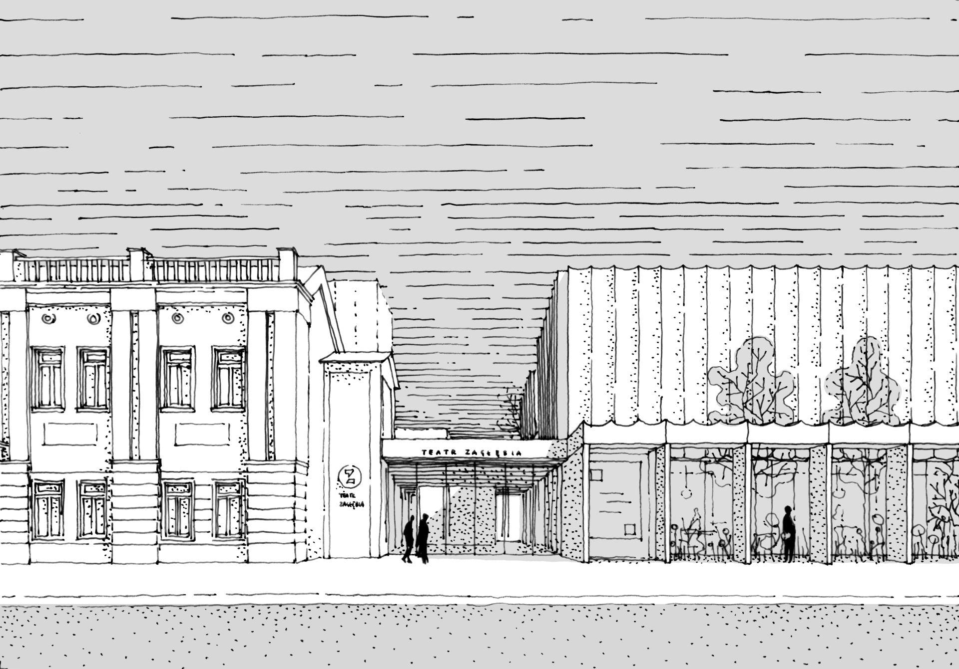 Teatr Zagłębia w Sosnowcu: wyniki konkursu na rozbudowę zabytkowej siedziby Teatru Zagłębia