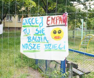 Ogrodzony plac zabaw na Winogradach