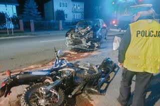 Pijany kierowca doprowadził do zderzenia z motocyklistą. 43-latek trafił do aresztu