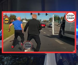 Bójka na światłach w Szczecinie. Kamera uchwyciła zaskakującą sytuację