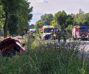 Wpadek na DK2 w pobliżu Zbuczyna